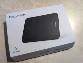 XP-PEN Deco mini4 Tableta Gráfica Negra