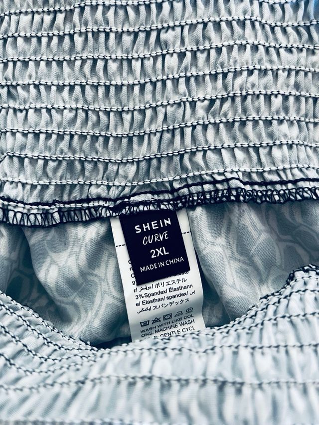 Pantalón ancho estampado talla 44