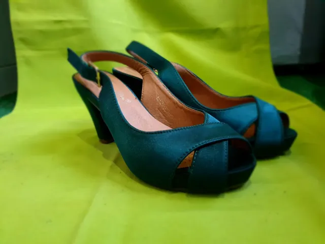 Zapatos Tacón Verde Esmeralda ELEGANTES Y CÓMODAS!