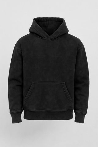 Sudadera con cremallera negra