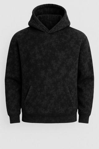 Sudadera con cremallera negra