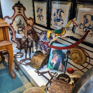 Estribo Antigo Madeira e Metal