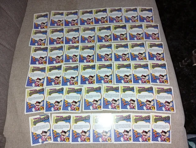 Cromos Chicho Terremoto - 47 unidades