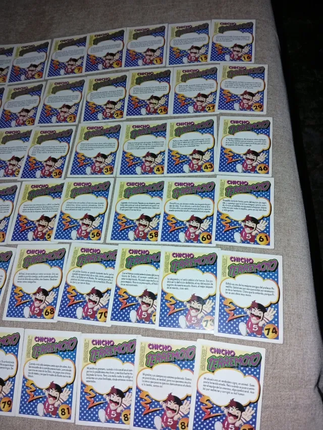 Cromos Chicho Terremoto - 47 unidades