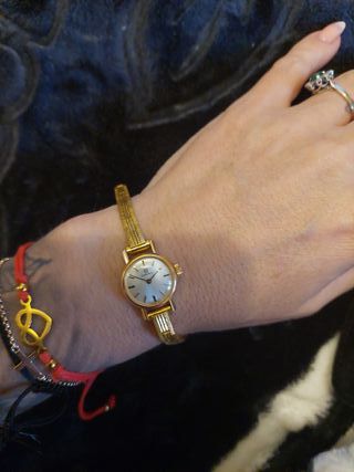 Reloj Omega mecánico plaq en oro