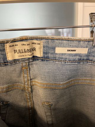 Pantalones vaqueros skinny Pull&Bear hombre