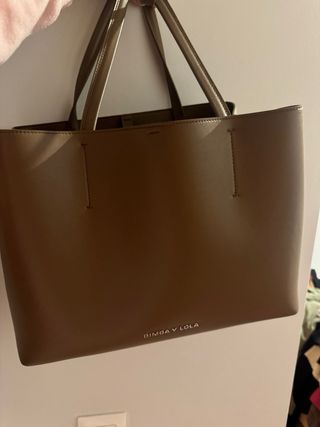 Bolso Bimba y Lola Original Marrón de piel.