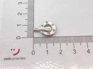colgante oro 18k con piedra con circonita