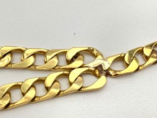 gargantilla oro 18k con diamante 22cm