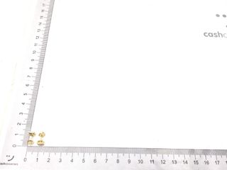 pendientes oro 18k con piedra con diamante de laboratorio