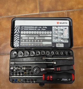 Set bussole WURTH 1/4 33 pezzi