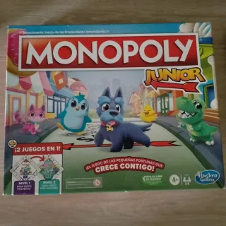 Monopoly Junior Juego de Mesa Hasbro.
