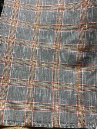 Scampolo tessuto a quadri