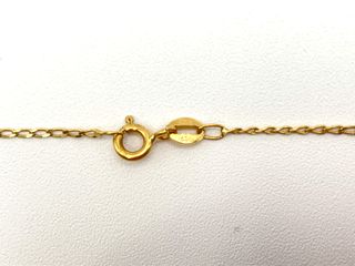 gargantilla oro 18k 22cm
