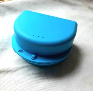 Estuche portátil azul