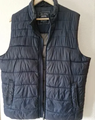 Chaleco Cortefiel Hombre Azul Talla L