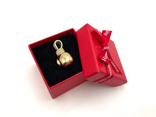 colgante oro 18k con circonita