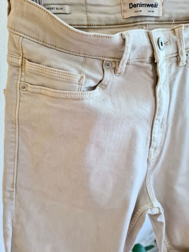 Bermudas beige Lefties Talla M