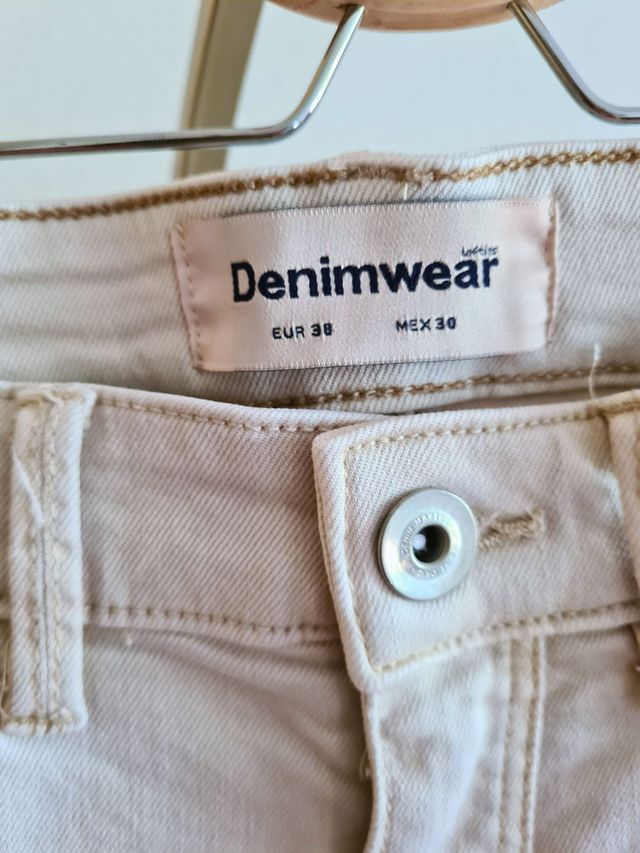 Bermudas beige Lefties Talla M