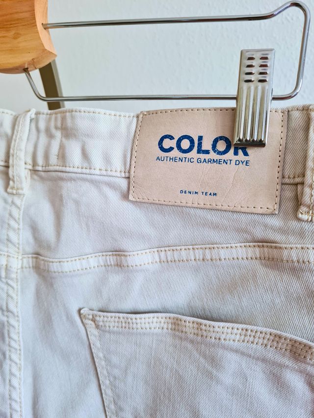 Bermudas beige Lefties Talla M