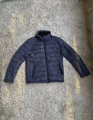 Chaqueta acolchada azul