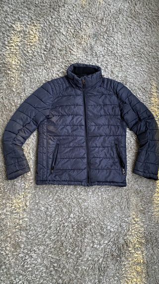 Chaqueta acolchada azul
