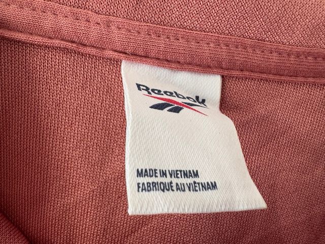 Chaqueta Reebok Mujer Talla L Rosa