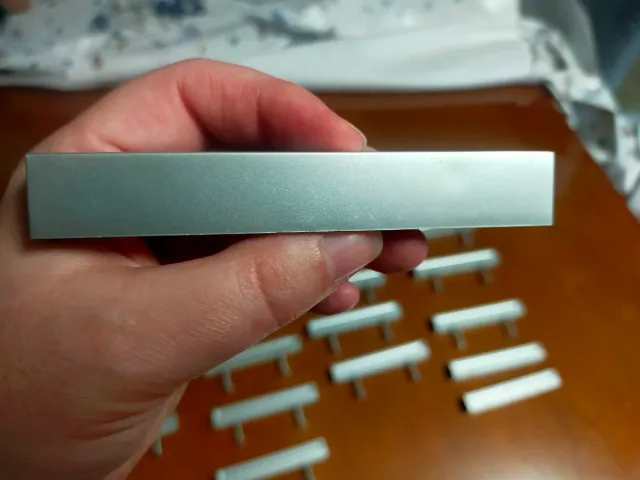 Tiradores de cajón plateados (lote)