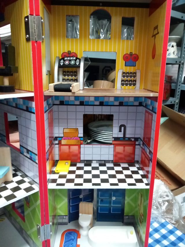 Casa de bomberos de juguete