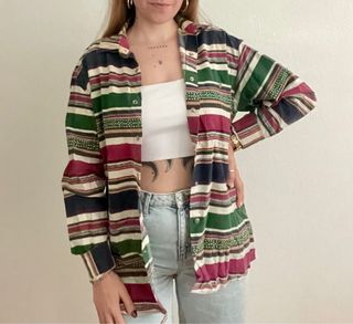 Camisa/Sobrecamisa Vintage Multicolor