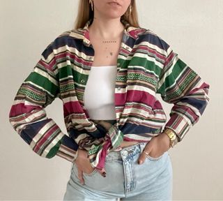 Camisa/Sobrecamisa Vintage Multicolor