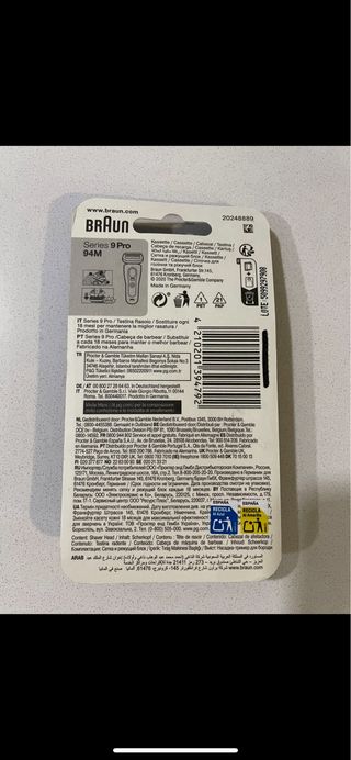 Cabezal Afeitadora Braun Series 9 Pro