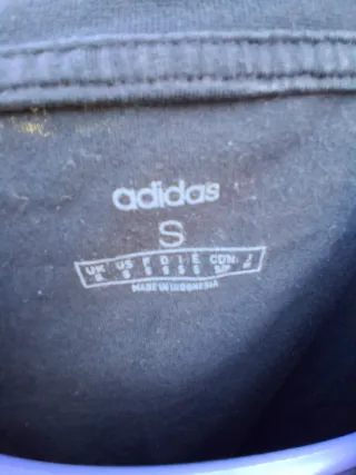 Camiseta Adidas Negra Talla S