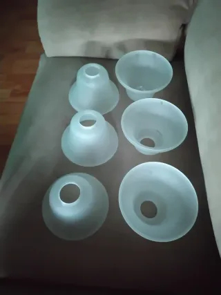 Tulipas de cristal para lámpara