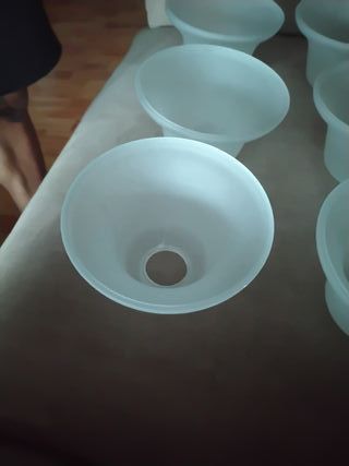 Tulipas de cristal para lámpara