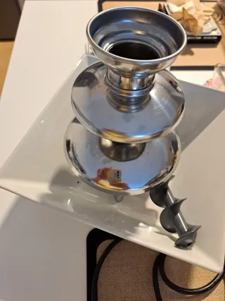 Fuente de chocolate de acero inoxidable