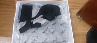 Zapatos de tacón negros mujer