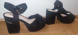 Zapatos de tacón negros mujer