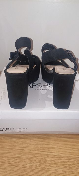 Zapatos de tacón negros mujer