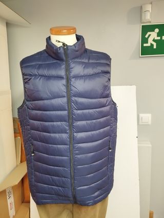 Chaleco acolchado azul marino