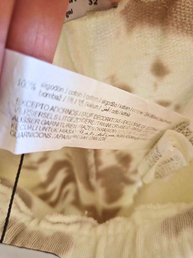 Bermudas joggers Pull&Bear Tie-Dye Talla M