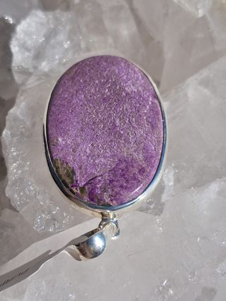 Colgante de Purpurita en Plata de Ley