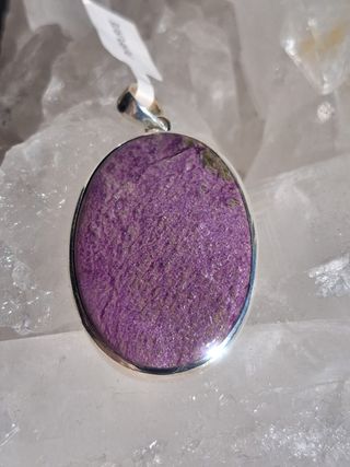 Colgante de Purpurita en Plata de Ley