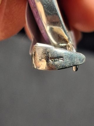 Colgante de Purpurita en Plata de Ley