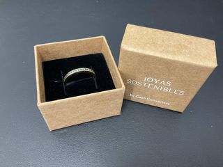 anillo oro 14k con piedra