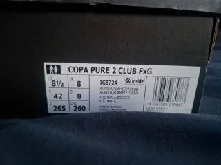 Botas de Fútbol Adidas Copa Pure
Negro/Rojo
T/42
