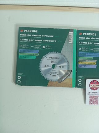 2 Hojas de sierra circular Parkside