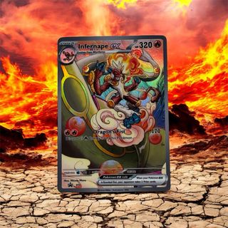 Infernape EX Custom Card dragonball inspirate