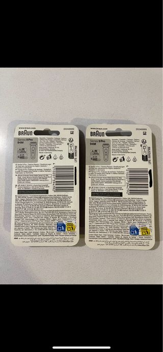 2 Cabezales Afeitadora Braun Series 9 Pro