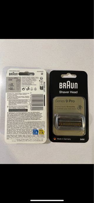 2 Cabezales Afeitadora Braun Series 9 Pro